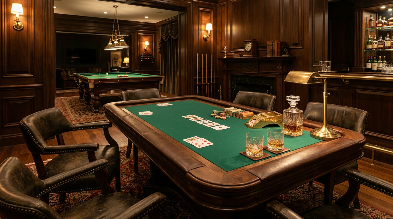 The Harbour Club — adults-only card lounge at Nordhaven Hotel